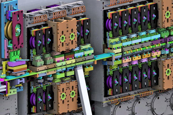 CAD Biegefolgen modular angereiht